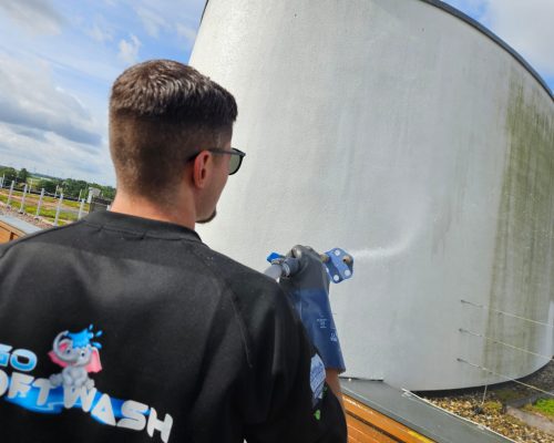 Go softwash aan het werk